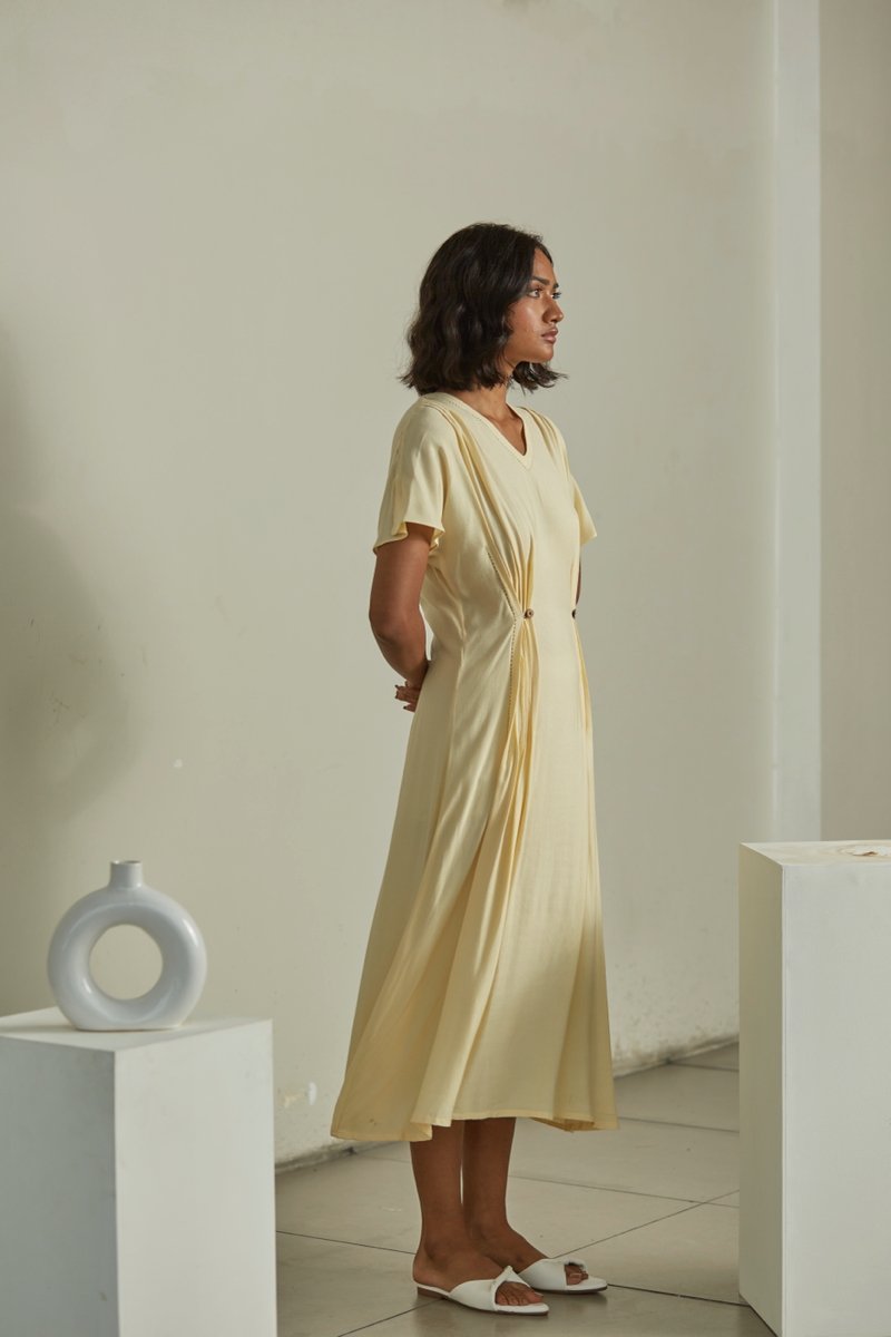 Buy Buttermilk Dress | Womens Dress | Shop Verified Sustainable Products on Brown Living