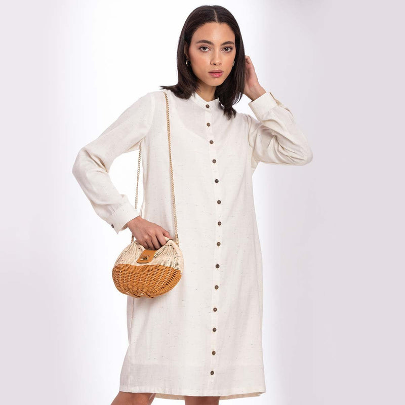 Buy Button Down Dress | Shop Verified Sustainable Womens Dress on Brown Living™