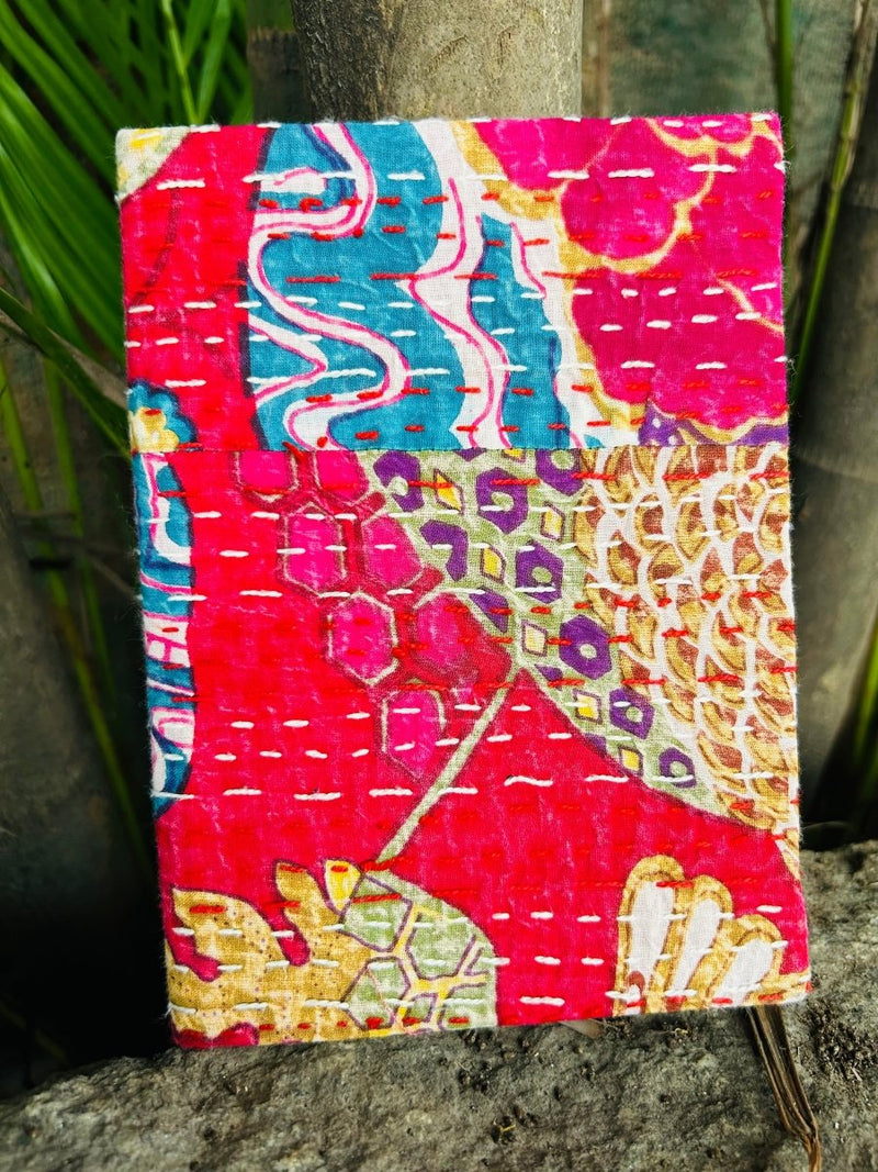 Calla Lily - Upcycled Fabric Journal - Hard - bound | Verified Sustainable by Brown Living™