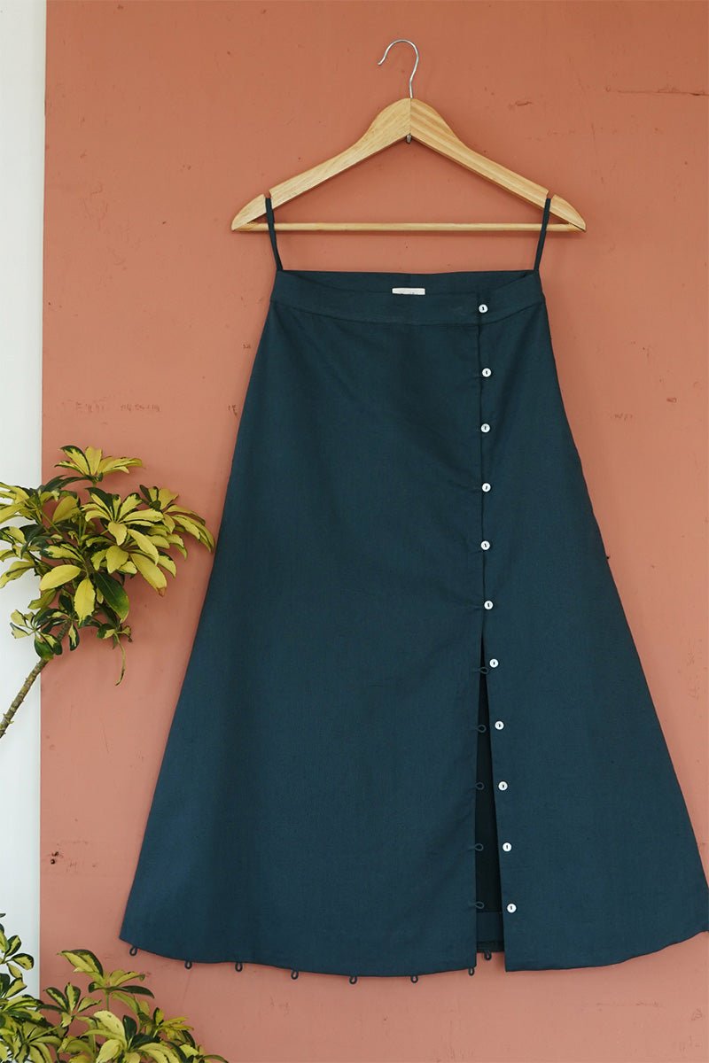 Buy Calla Tea length Skirt | Shop Verified Sustainable Womens Skirt on Brown Living™