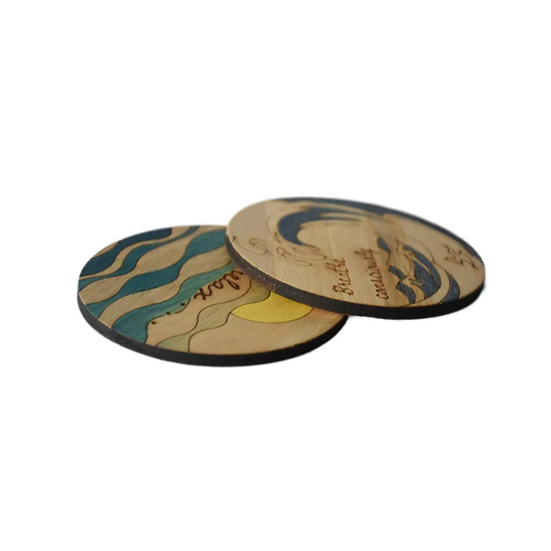 Buy Calm Coasters (set of 2) | Shop Verified Sustainable Products on Brown Living