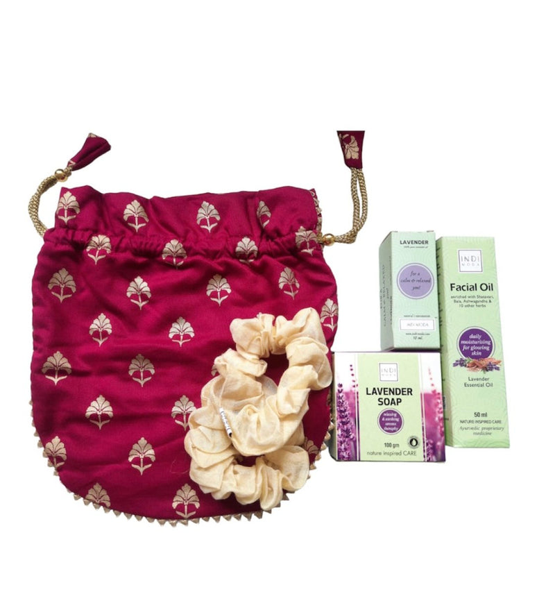 Buy Calming Lavender Hamper | Gift Hampers | Shop Verified Sustainable Gift Hampers on Brown Living™