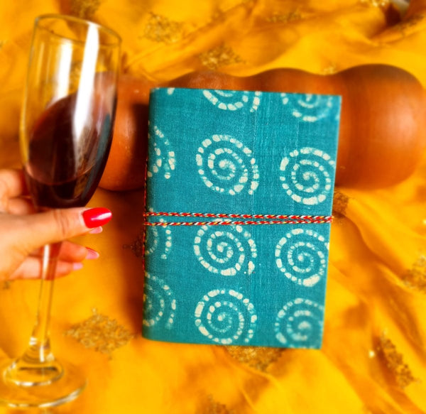 Buy Calmness -Upcycled Handloom Fabric Journal | Shop Verified Sustainable Products on Brown Living
