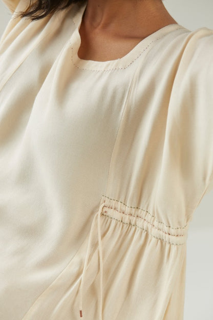 Candlelit Beige Blouse | Womens Blouse | Verified Sustainable by Brown Living™