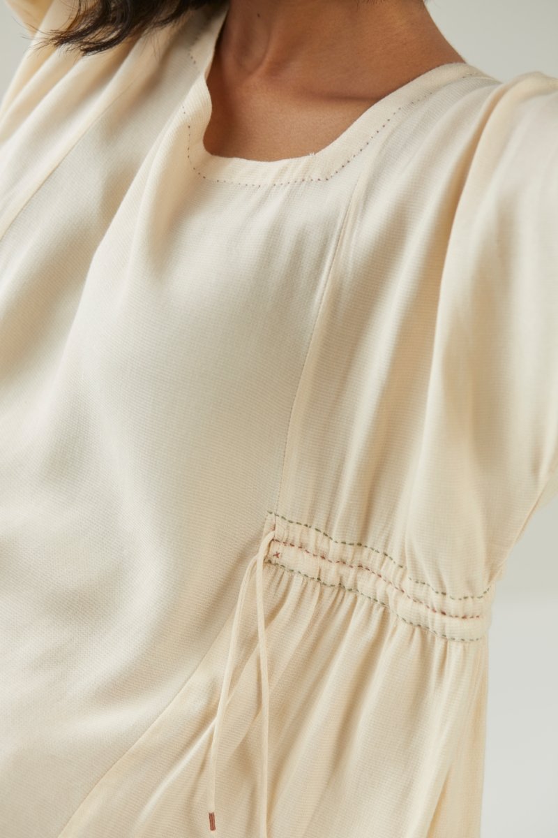 Buy Candlelit Beige Blouse | Womens Blouse | Shop Verified Sustainable Womens Blouse on Brown Living™