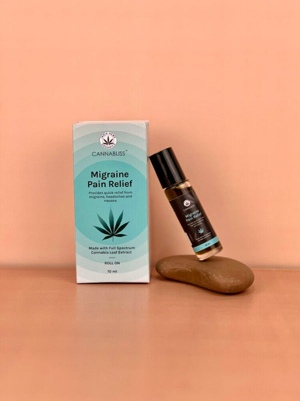 Buy Cannabliss Migraine Pain Relief - 10 ML | Shop Verified Sustainable Essential Oils on Brown Living™