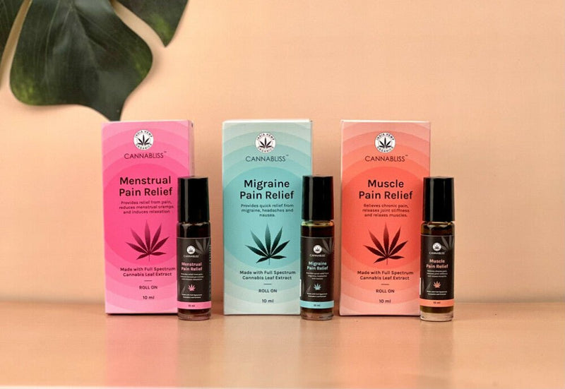 Buy Cannabliss Muscle Relief - 10 ML | Shop Verified Sustainable Essential Oils on Brown Living™