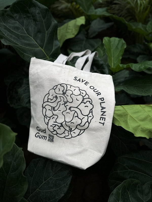 Buy Canvas Tote Bag | Save the planet | Shop Verified Sustainable Products on Brown Living