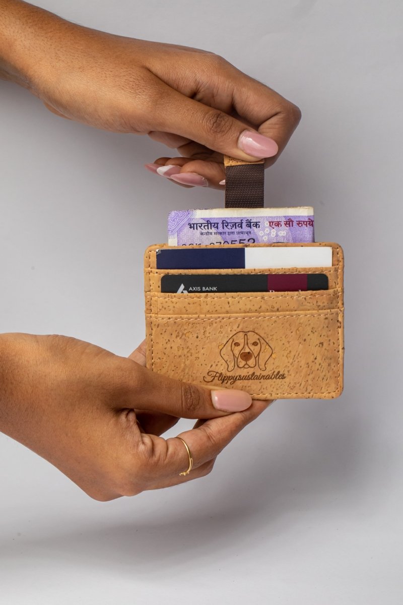 Buy Canyon Cardholder | Premium Cork Cardholder | 6 Card Slots | Cork | Shop Verified Sustainable Card Sleeves on Brown Living™