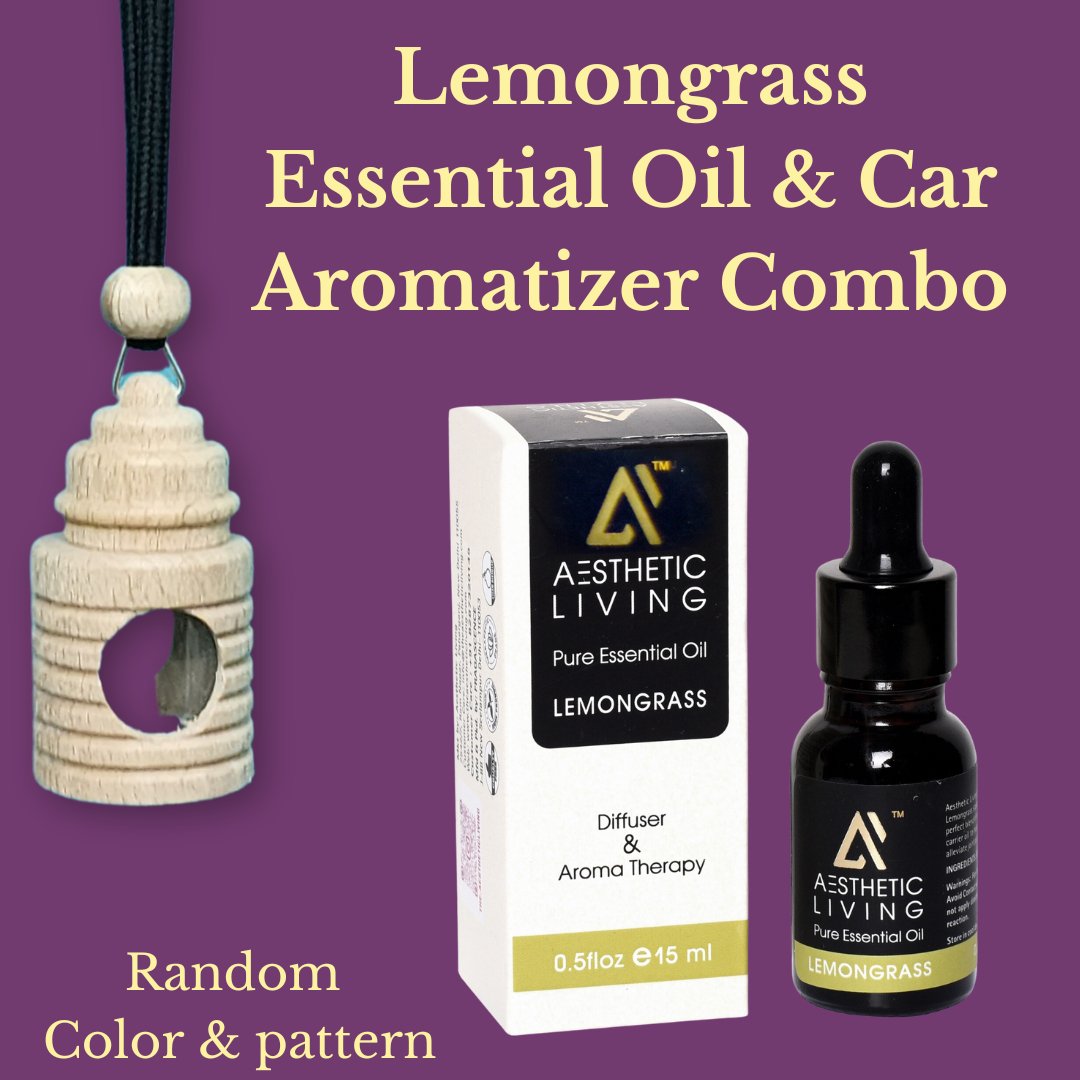 Car Aromatizer Diffuser Bottle with Essential Oil | Verified Sustainable by Brown Living™