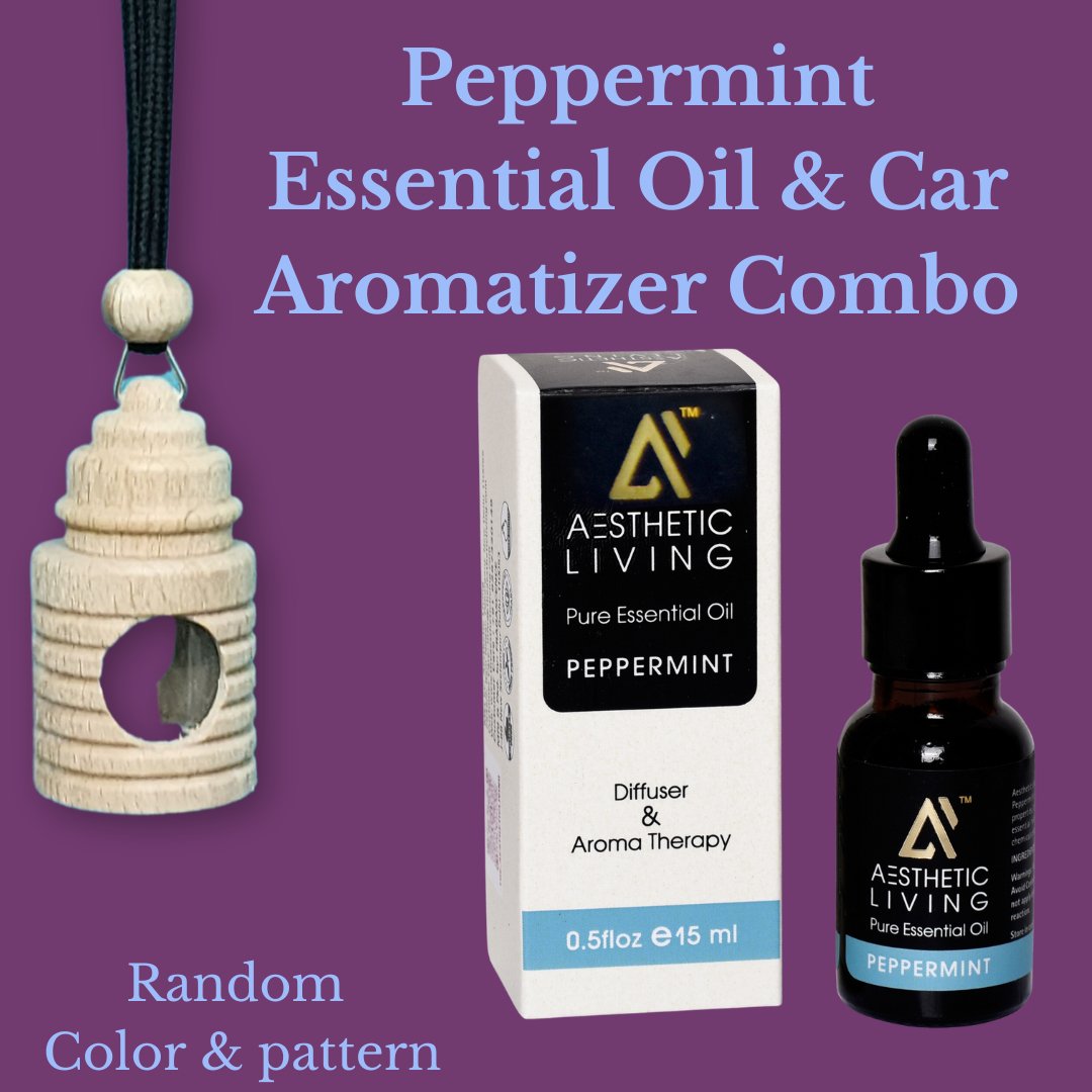 Car Aromatizer Diffuser Bottle with Essential Oil | Verified Sustainable by Brown Living™