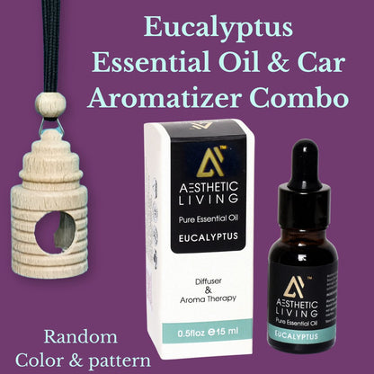 Car Aromatizer Diffuser Bottle with Essential Oil | Verified Sustainable by Brown Living™