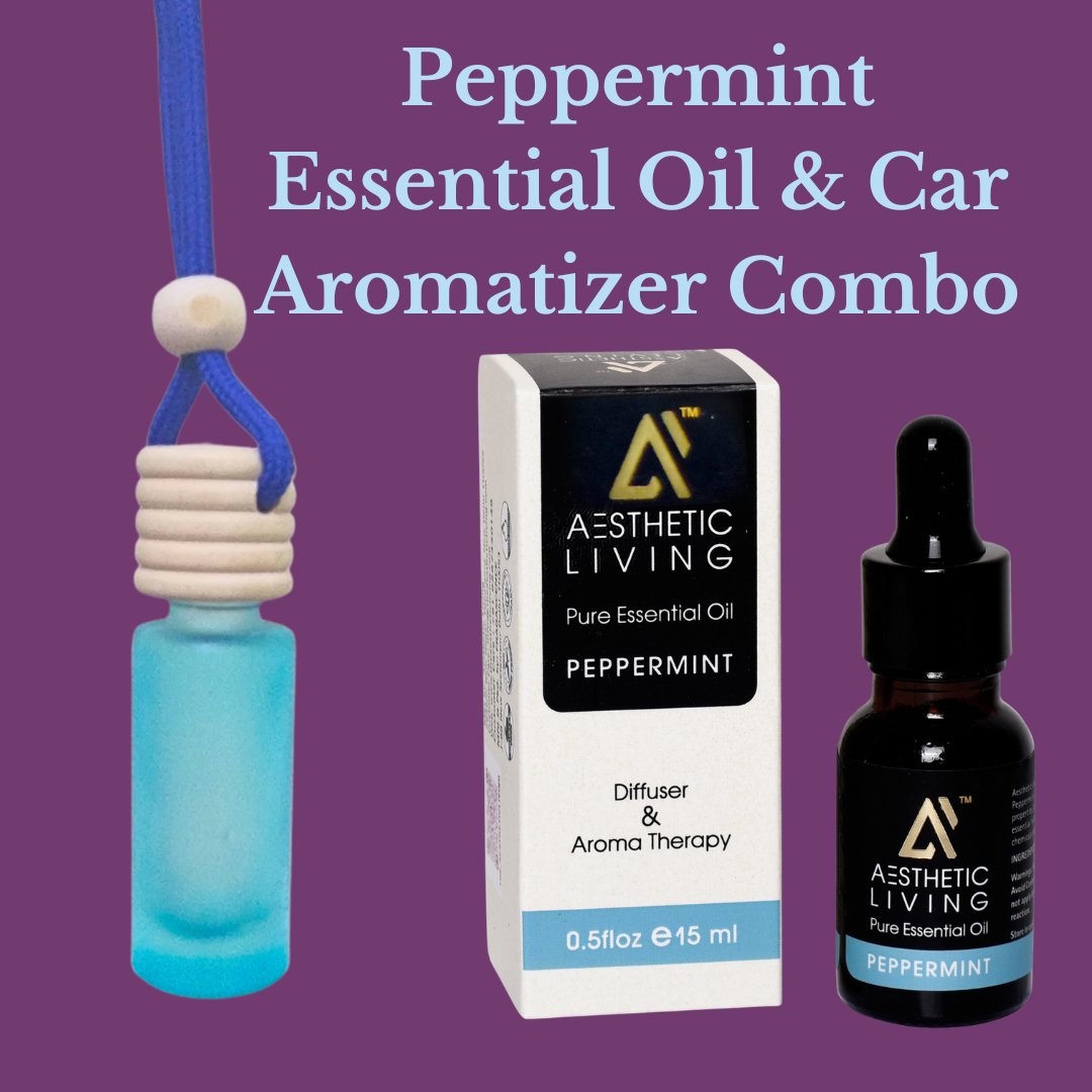 Car Aromatizer/ Diffuser Bottle (Neon Tube + Essential Oil) | Verified Sustainable by Brown Living™