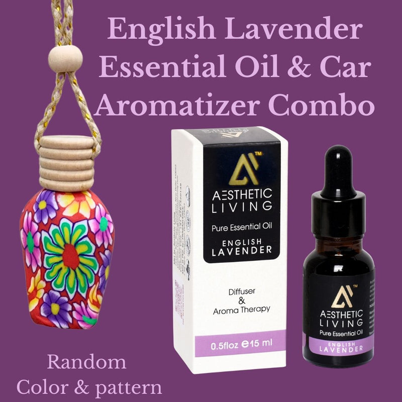 Buy Car Aromatizer/Diffuser Bottle with Essential Oil(vase shape-15ml + Essential oil 15ml) | Shop Verified Sustainable Products on Brown Living