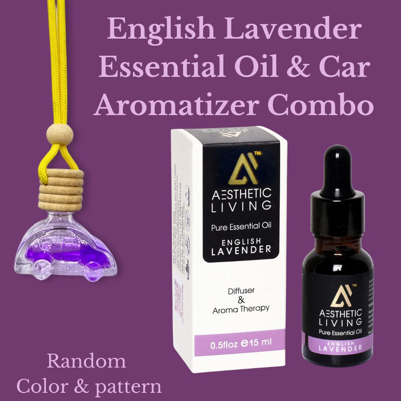 Car Shaped Aromatizer Diffuser Bottle (10ml) with Essential Oil (15ml) | Verified Sustainable Essential Oils on Brown Living™