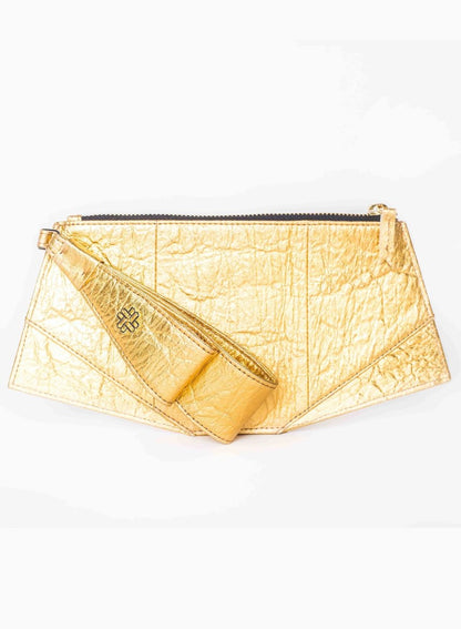 Caro Pineapple Leather Wristlet | Verified Sustainable by Brown Living™