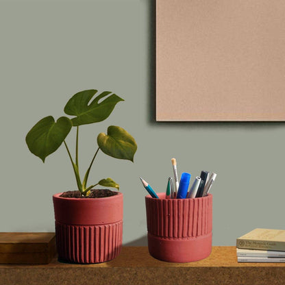 Cask - Deskware & Tealight Holders; Pack of 4 | Verified Sustainable by Brown Living™