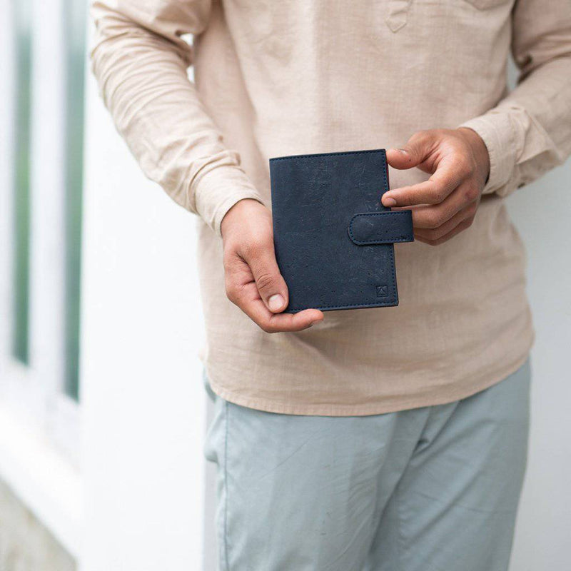Buy Cedar Passport Sleeve - Blue | Shop Verified Sustainable Passport Wallet on Brown Living™