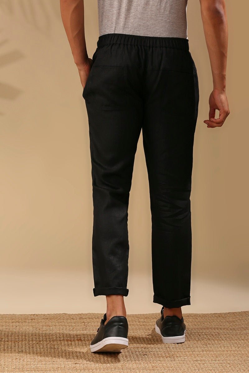 Buy Cedar Tailored Pants - Black | Shop Verified Sustainable Mens Trousers on Brown Living™