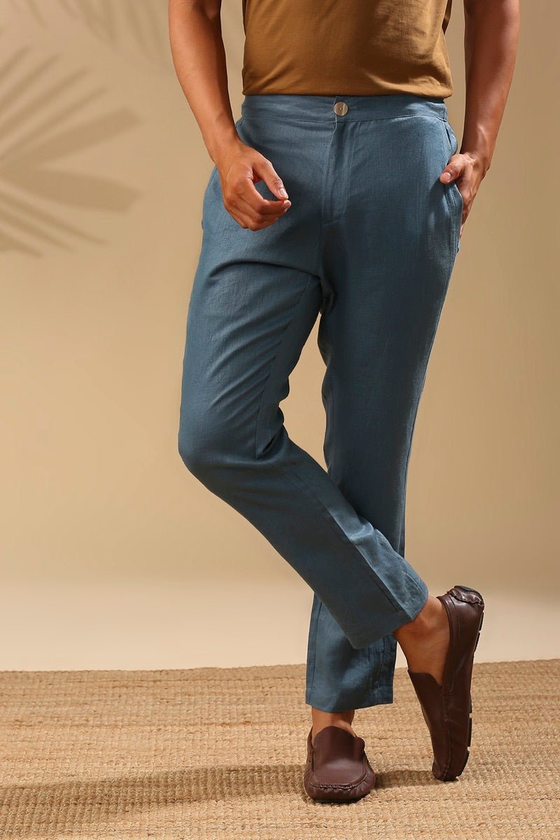 Buy Cedar Tailored Pants - Grey | Shop Verified Sustainable Products on Brown Living