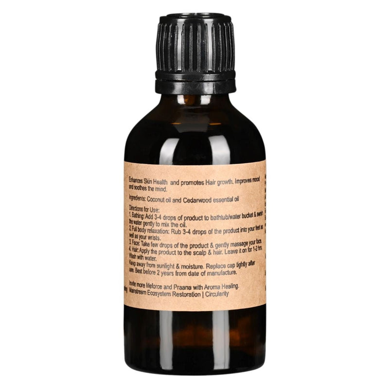 Buy Cedarwood Oil- 50 ml | Shop Verified Sustainable Products on Brown Living