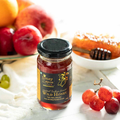 Central Indian Wild Honey – Honey & Syrups on Brown Living™. SKU: CIWH250GM. Img 3.