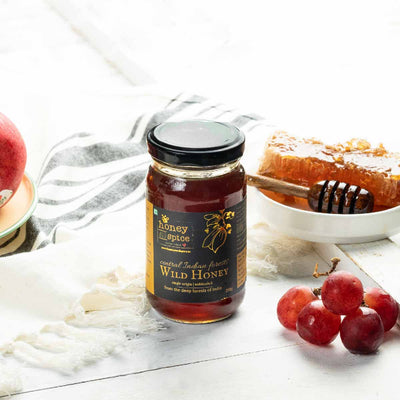 Central Indian Wild Honey – Honey & Syrups on Brown Living™. SKU: CIWH250GM. Img 1.