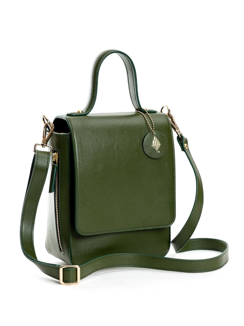 Buy Ceres (Green) | Women's bag made with Cactus Leather | Shop Verified Sustainable Satchel Bag on Brown Living™