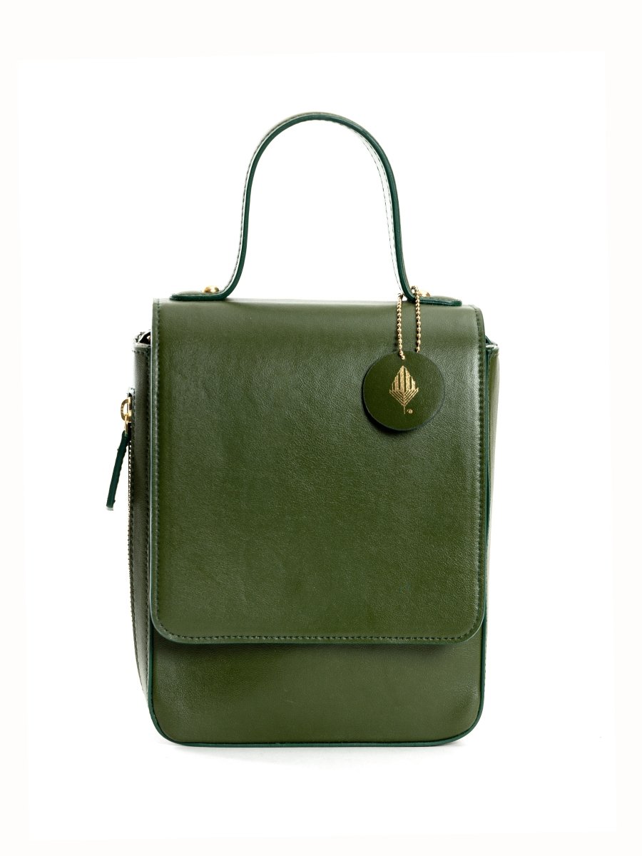 Ceres (Green) | Women's bag made with Cactus Leather | Verified Sustainable by Brown Living™