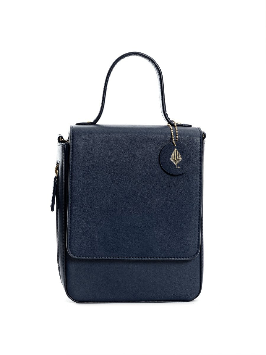 Ceres (Navy blue) | Women's bag made with Cactus Leather | Verified Sustainable by Brown Living™