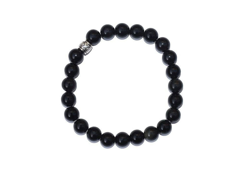 Buy Certified Unisex Obsidian Bracelet - Black | Shop Verified Sustainable Products on Brown Living