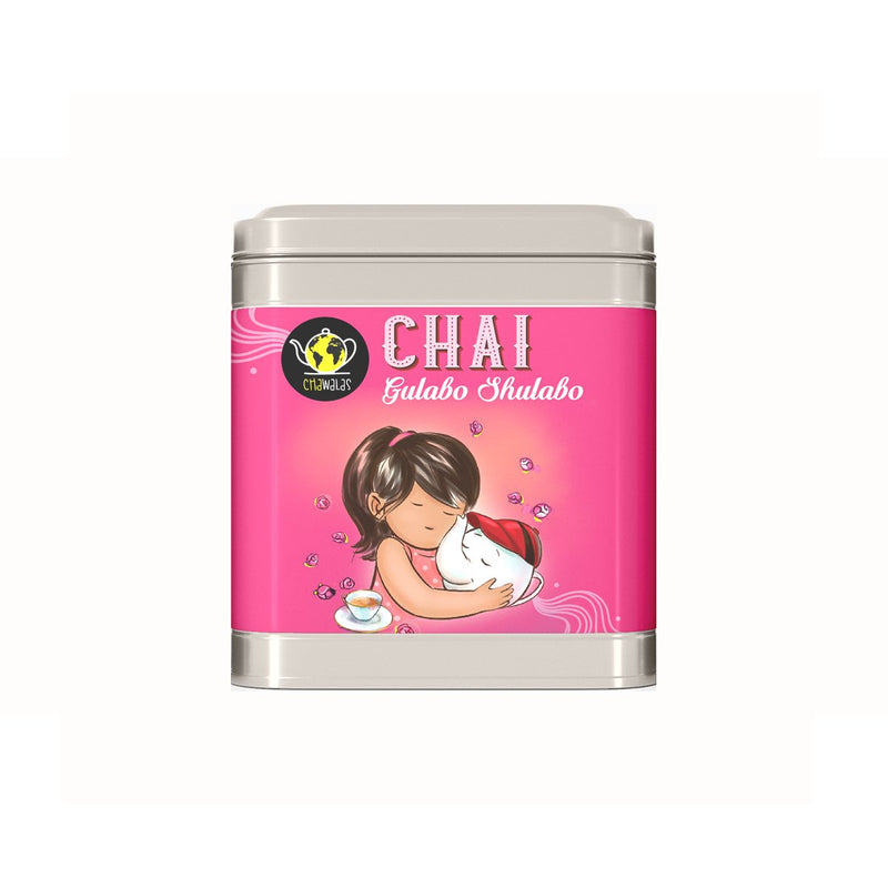 Chai Bina Chain Kaha Re - Women's Day(Two Flavours of Indian Tea Gift Box) |Best Gift Hamper for Wife, Girlfriend and Women |Perfect for Every Relationship |Spicy Tea |Black Tea |Strong Chai |Handmade with Love |50gmsX2 Tin with Strainer | Verified Sustainable Tea on Brown Living™
