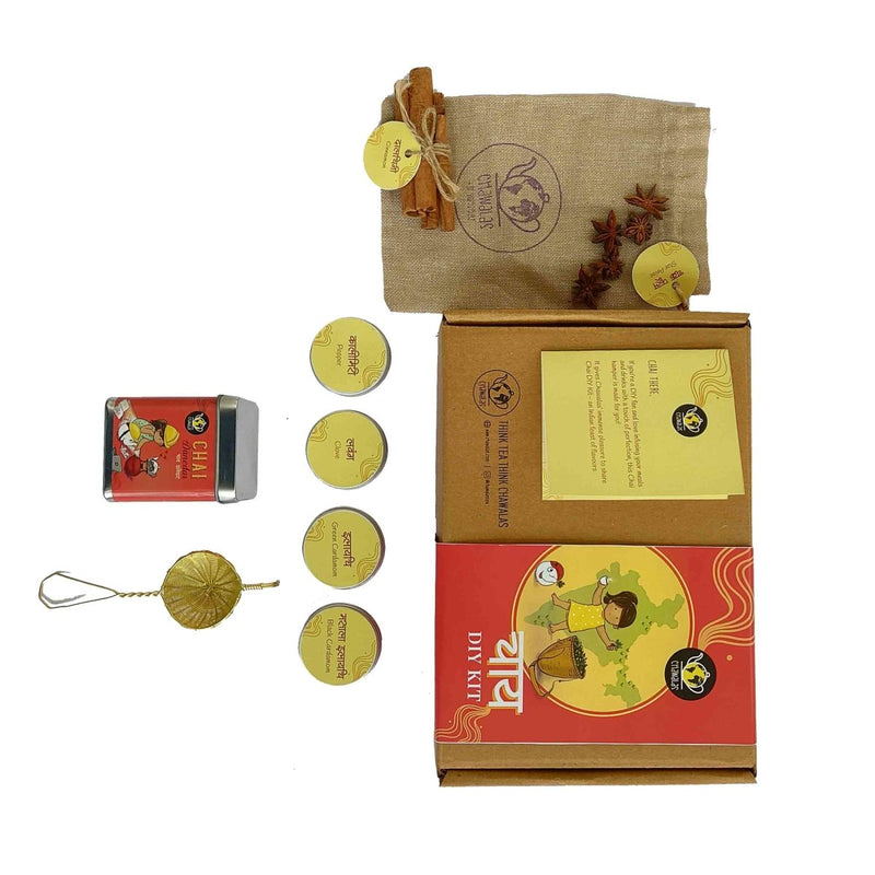 Buy Chai DIY KIT with strainer | Shop Verified Sustainable Tea on Brown Living™