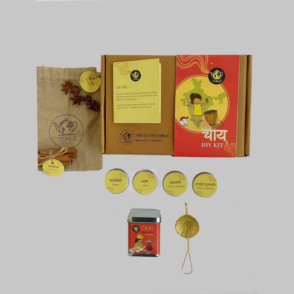 Buy Chai DIY KIT with strainer | Shop Verified Sustainable Tea on Brown Living™