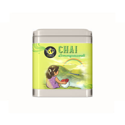 Chai Time with Sister - Chai Lemongrasswali & Chai Kesari Elaichi Diwali Tea Gift Box |Flavoured Indian Tea |Assam Tea |Darjeeling Tea |Perfect Gift for all |50gmsX 2Tin | Verified Sustainable by Brown Living™