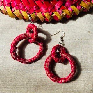 Chakori Textile Earring | Handcrafted by Artisans | Verified Sustainable by Brown Living™