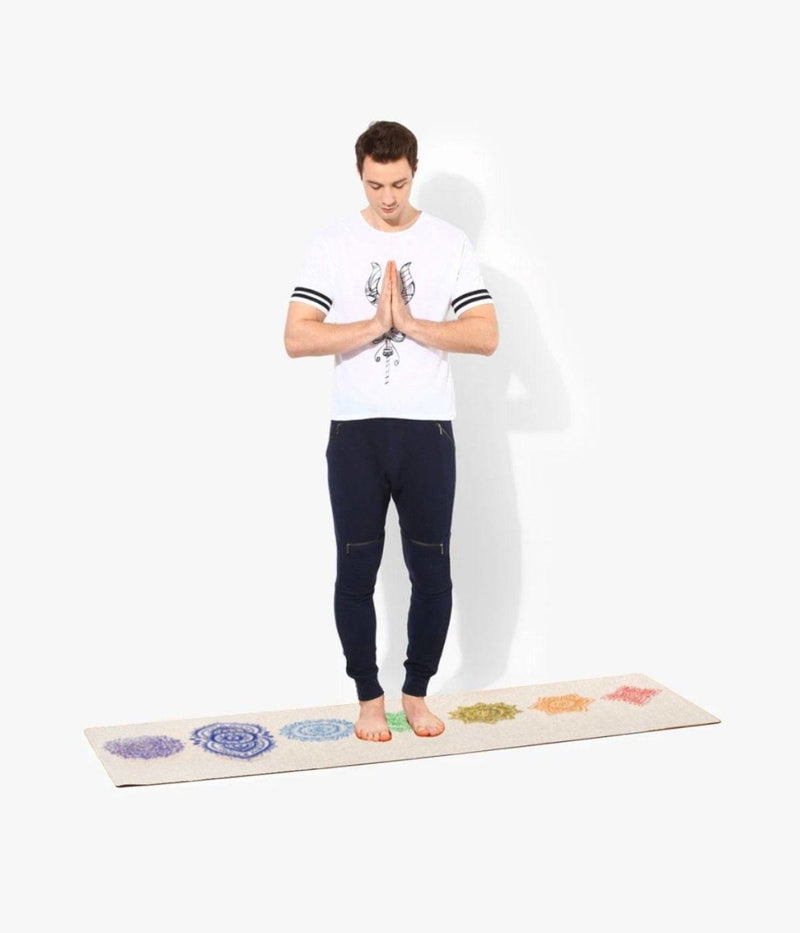 Buy Chakra Hemp Yoga Mat | Shop Verified Sustainable Yoga Mat on Brown Living™