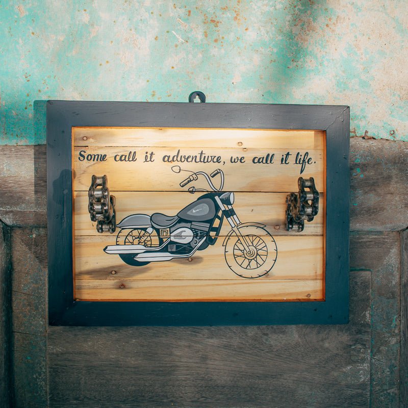 Buy Biker Key Holder | Quirky | Functional | Upcycled Bike Chain | Wall Decor | Wanderlust | Shop Verified Sustainable Wall Decor on Brown Living™