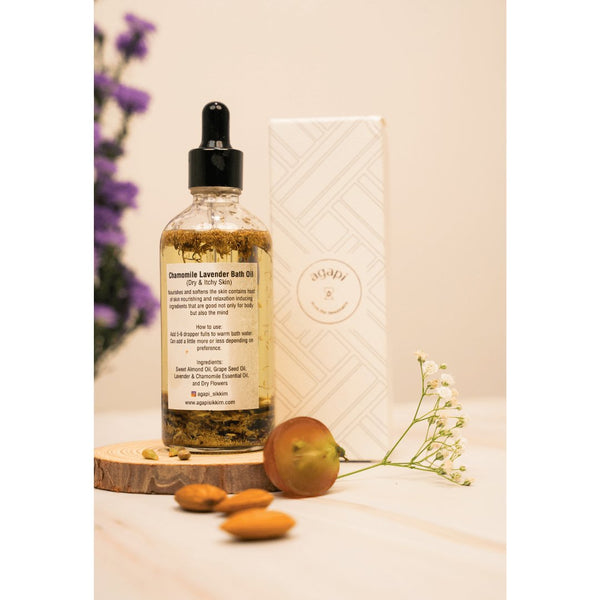 Buy Chamomile Calming Lavender Oil- 100ml | Shop Verified Sustainable Body Oil on Brown Living™