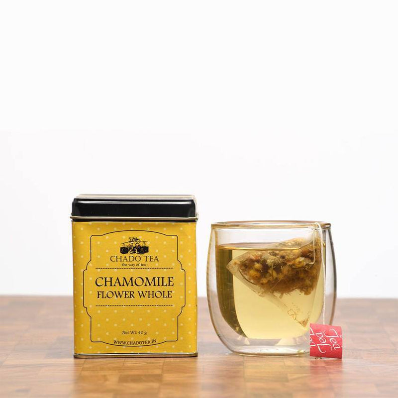 Buy Chamomile Flower Whole - Pyramid Tea Bags | Shop Verified Sustainable Pyramid Tea Bags on Brown Living™