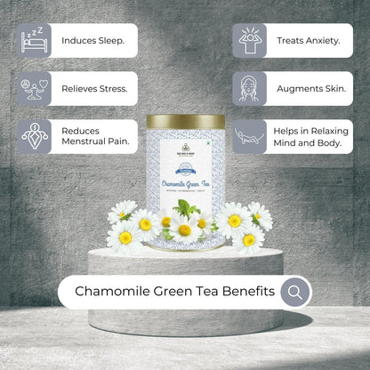 Chamomile Green Tea Can (100 g) | Verified Sustainable by Brown Living™