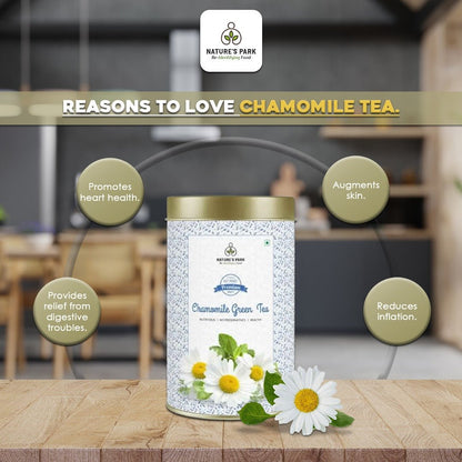 Chamomile Green Tea Can (100 g) | Verified Sustainable by Brown Living™