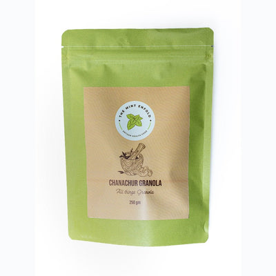 Chanachur Granola | Savory | High in Protein – Healthy Snacks on Brown Living™. SKU: TME - 19 - 250. Img 4.
