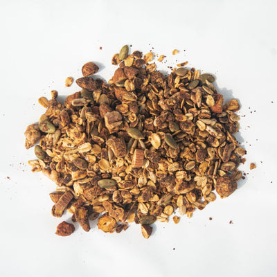 Chanachur Granola | Savory | High in Protein – Healthy Snacks on Brown Living™. SKU: TME - 19 - 250. Img 7.