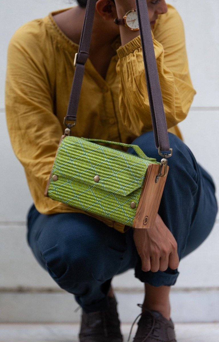 Charcoal Lush Box Clutch - Changeable Sleeve Set | Verified Sustainable by Brown Living™