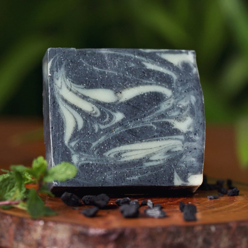 Buy Charcoal Mint Handmade soap | Shop Verified Sustainable Products on Brown Living