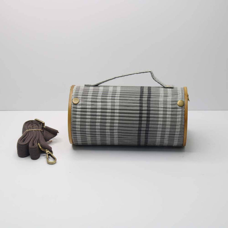 Buy Charcoal Plum Round Clutch | Shop Verified Sustainable Womens Clutch on Brown Living™