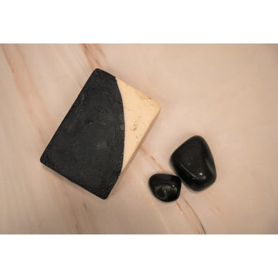Charcoal Shea Bar - 110g – Body Soap on Brown Living™. SKU: CSBS - 01. Img 2.