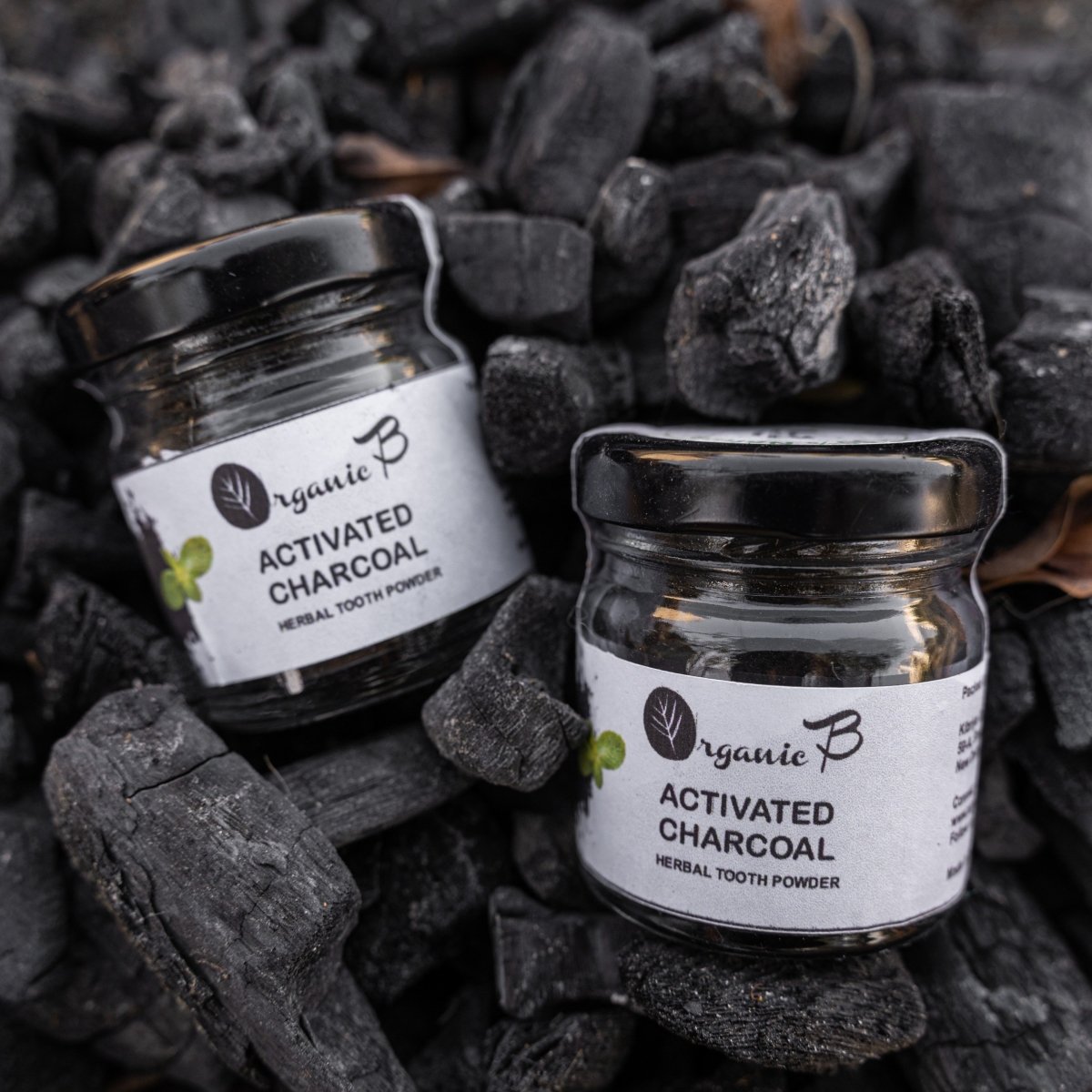 Charcoal Teeth Powder / Herbal Tooth powder / Toothpaste - 20grm | Verified Sustainable by Brown Living™