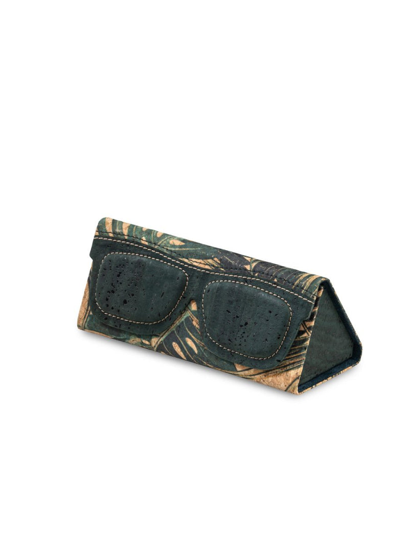Buy Chashmama Cork Slim Eyewear Case - Jungle Leaves | Shop Verified Sustainable Products on Brown Living